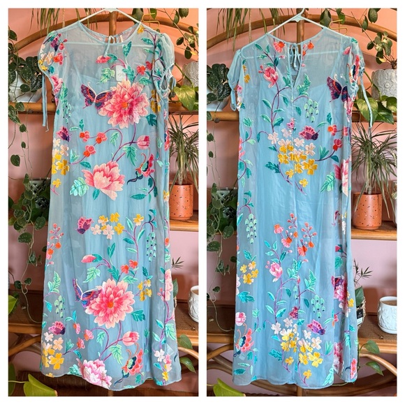 Free People Secret Garden Maxi Dress NWT Size Small